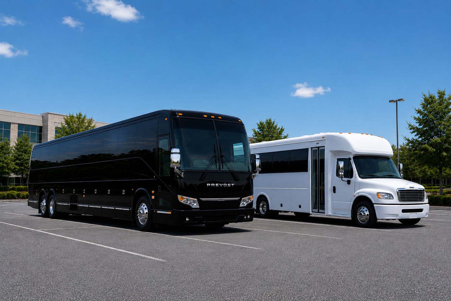 Charter bus rental in Lewisville, TX